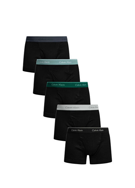Black Men's 5-Piece Boxer Set