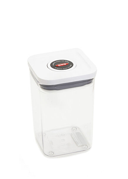 Pop Kapaklı Küçük Boy Kare Saklama Kabı 1.0 lt