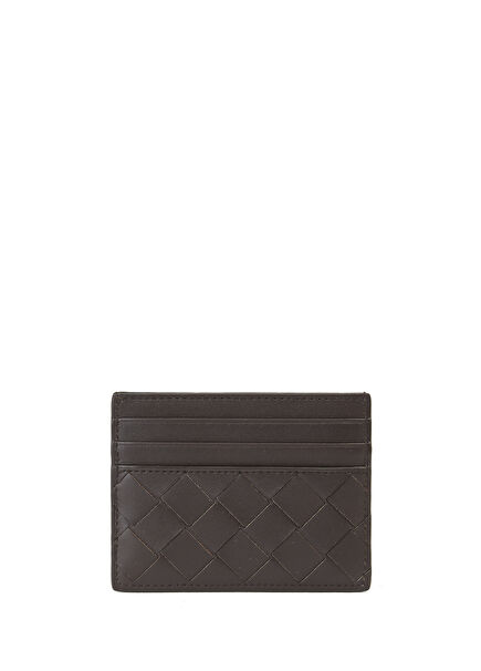Brown Men's Leather Card Holder