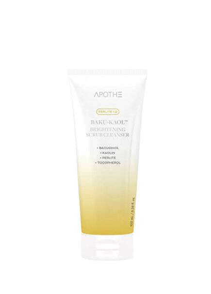 Baku-Kaol™ Brightening Scrub Cleanser Gözenek Görünümünü Arındırmaya Yardımcı Aydınlatıcı Temizleme Köpüğü 100 ml