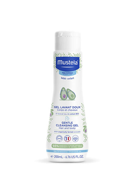 Organic Avocado Newborn Baby Hair Body Shampoo 200 ml