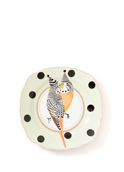 Animals Papağan Porselen Tabak