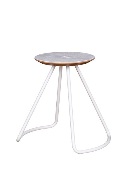 Sama White Stool Coffee Table