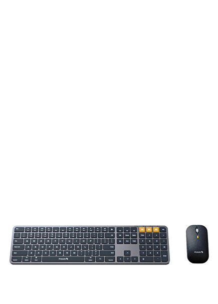 KM100-A Uzay Grisi Bluetooth Mac Uyumlu Sessiz Klavye Mouse Seti CP014528