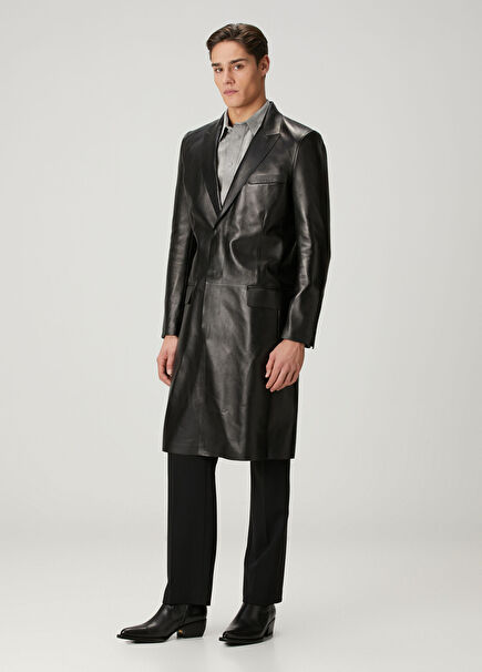 Black Leather Coat