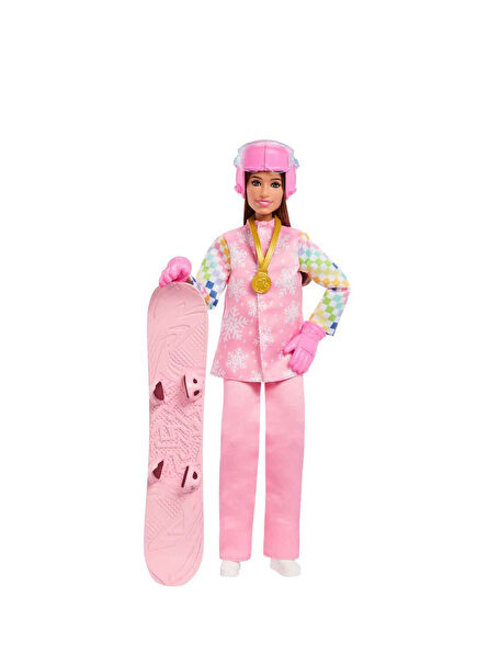 Snowboard Sporcusu Kariyer Bebeği JKF78