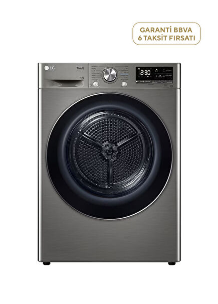 Dual Inverter ThinQ Grey Heat Pump Tumble Dryer 10 Kg