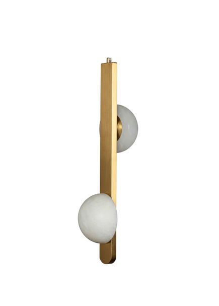 Khartoum Tumbled 2-Piece Marble Pendant Chandelier