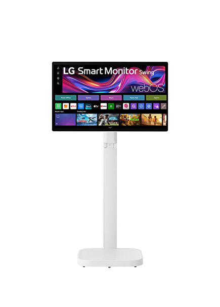 Swing 31.5" 5ms UHD 4K IPS Wheeled Touch Smart Monitor with Stand 32U889SA-W