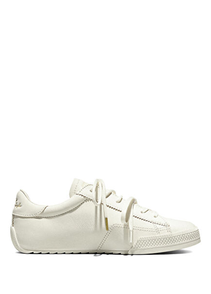 Chuck Taylor LO Krem Deri Kadın Sneaker