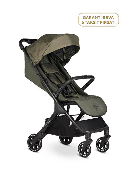 Buggy Snap Manchester Green Otomatik Katlanan Kabin Boy Bebek Arabası