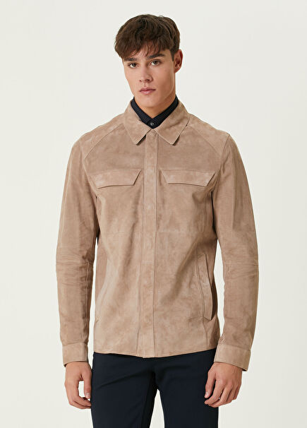 Light Brown Leather Coat