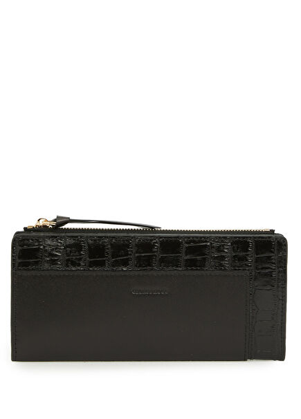 Siyah Kadın Deri Cüzdan