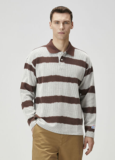 X Martin Rose Grey Polo Sweatshirt