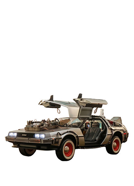 3 DeLorean Time Machine 1/6 Scale Figür Koleksiyon Aracı 