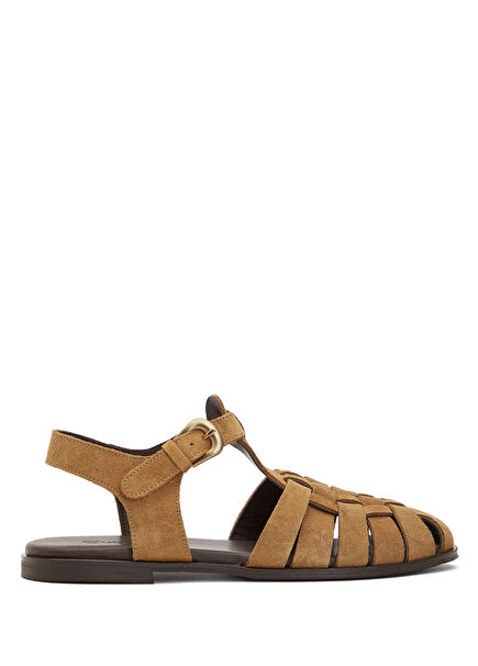 Mink Women's Suede Sandals