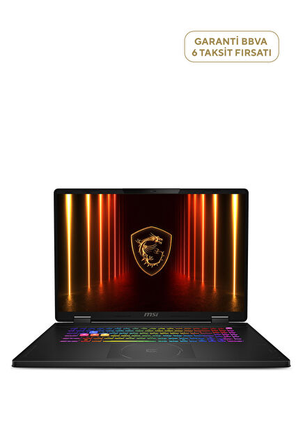 CROSSHAIR 18 HX AI A2XWGKG-014TR U9-275HX 32GB RAM 1TB SSD 8GB RTX5070 18.0 QHD+ 240Hz W11 Oyuncu Laptop