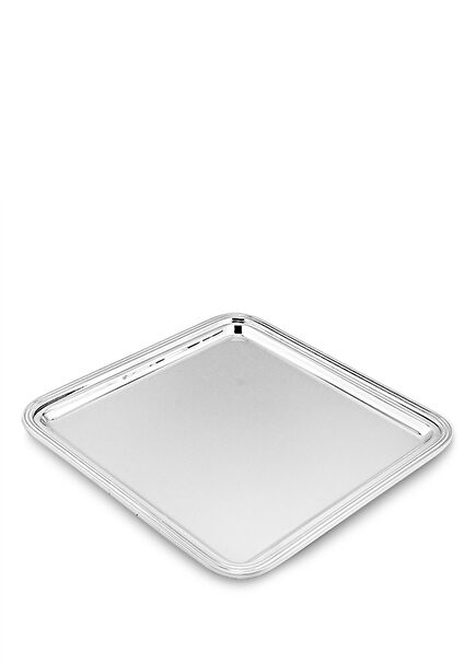 Silver Plated Rod Tray 35x35 cm