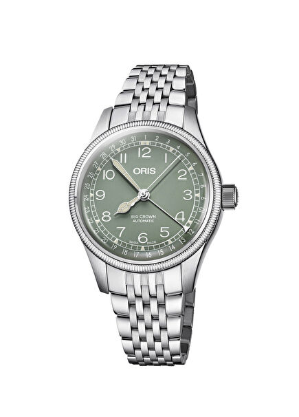 Big Crown Pointer Date 01 754 7749 4067-07 8 17 22 Gri Çelik Erkek Kol Saati