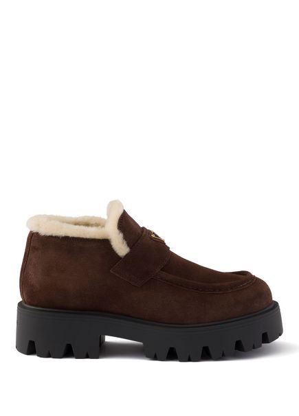 Kahverengi Süet Kadın Loafer