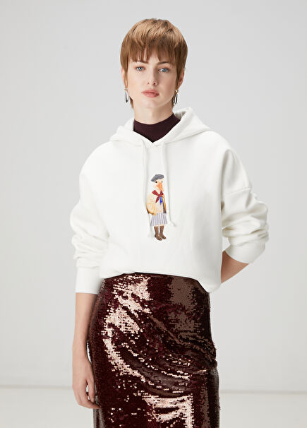 Oversize Off-White Hoodie