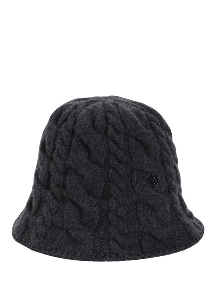 Clem Antrasit Kadın Kaşmir Bucket Şapka