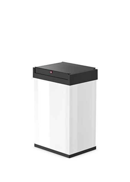 Stainless Steel White Trash Can
