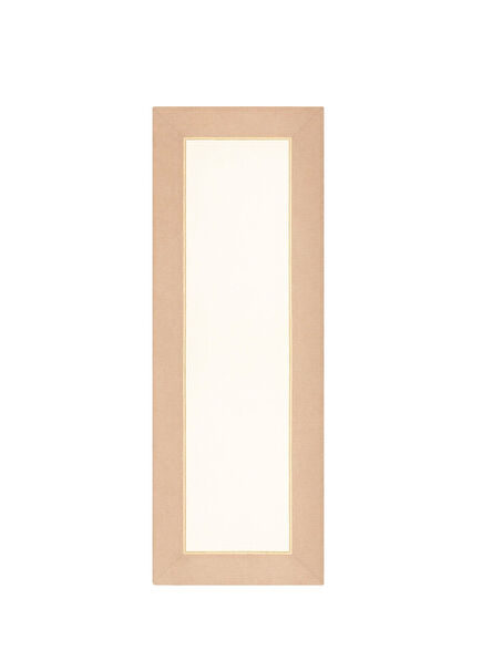 Pure Harmony Cream & Beige Fabric with Gold Embroidery Runner 150x50 cm