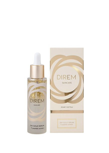 24K Gold 9Peptide Yaşlanma ve Kırışıklık Karşıtı Cilt Serumu 20 ml