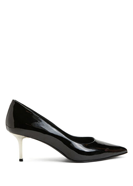 Siyah Deri Pump