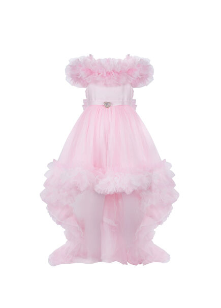 Barbie Concept 13 Light Pink Ruffled Girls Dress