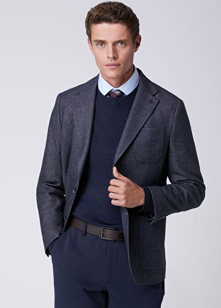 Anthracite Wool Wool Wool Jacket