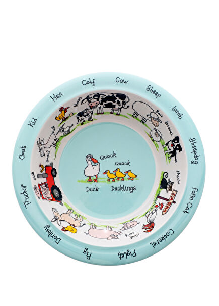 Farmyard Melamin Çocuk Mama Kasesi