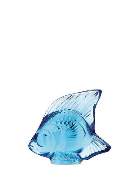 Turquoise Fish-Shaped Crystal Object