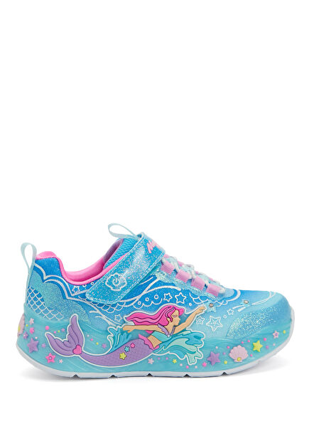 Mermaid Dreams Mavi Kız Çocuk Sneaker