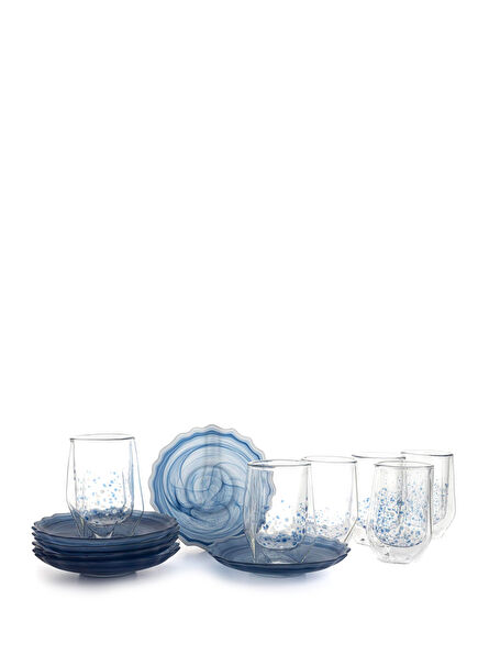 Blue 6L Tea Cup Set