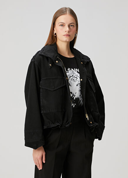 Black Organic Cotton Jacket