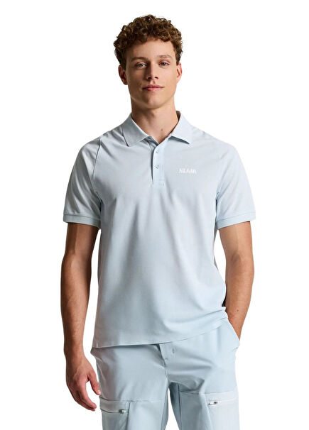 Od Drirelease Grey Polo Collar Short Sleeve Men's T-Shirt