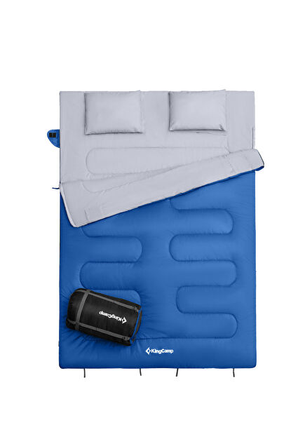 Oxygen 250-D Blue Double Padded Sleeping Bag