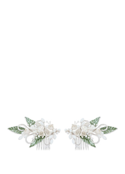 Brialis Pearl and Crystal Stone Veil Accessory