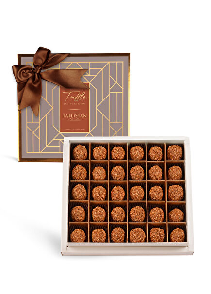 30-Piece Tahini and Sesame Truffle Chocolate 400g