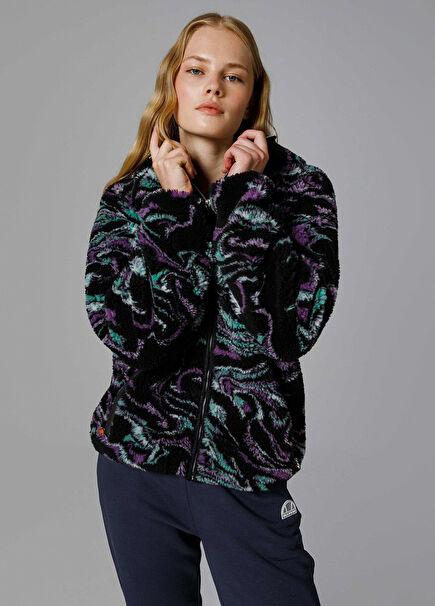 Fermuarlı Kapüşonlu Kadın Ceket