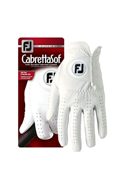 FootJoy Cabrettasof Women's Golf Gloves White Right Hand