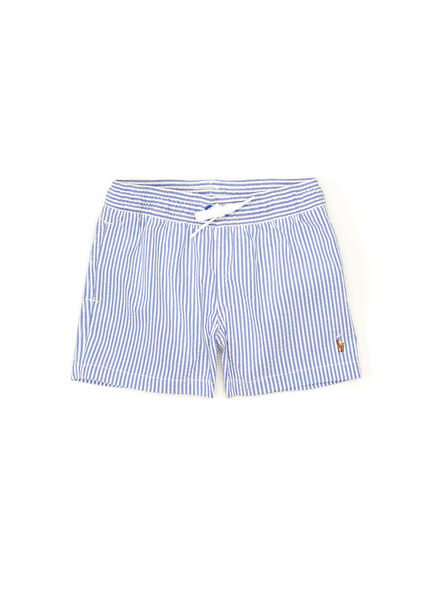 Blue Striped Children's Swimsuit