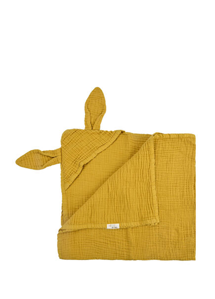 Hardal Rengi 4 Kat Müslin Unisex Bebek Havlu