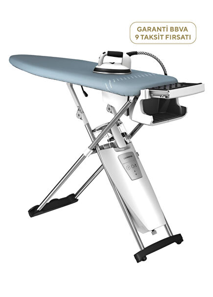 System S Pure 2200W 3.5 Bar 1.1L Water Tank Active Ironing Board DMS Steam Technology Aluminum Base Steam Generator Iron