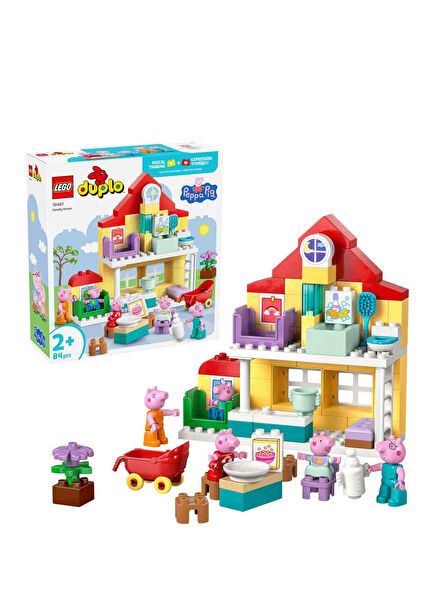 Duplo Peppa Pig Aile Evi 84 Parça 2+ Yaş Yapı Oyuncağı 10467