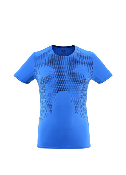 MIV9741 N4333 Intense Kısa Kollu Mavi Spor Erkek T-shirt