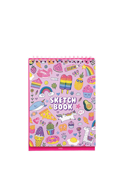 Sketch & Show Cute Doodle World Dik Duran Telli Resim Defteri 