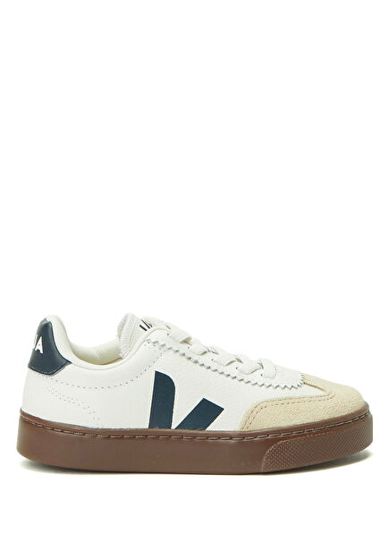 Small Volley O.T. White Kids Leather Sneaker